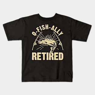 O- Fish- Ally Retired T shirt For Women Kids T-Shirt